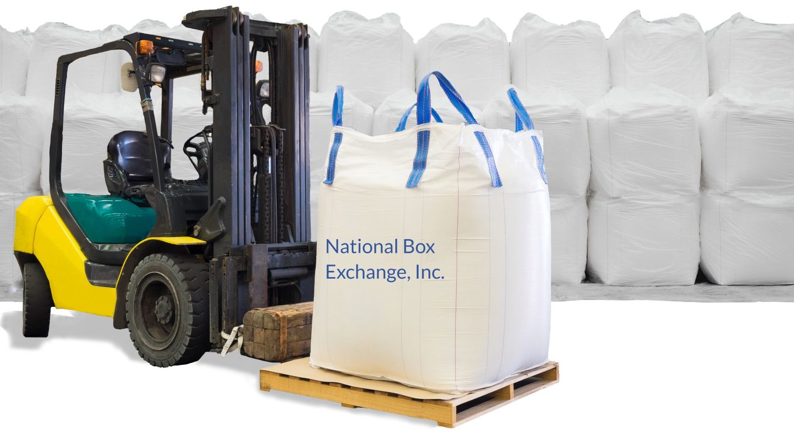 Bulk Bag on pallet with forklift